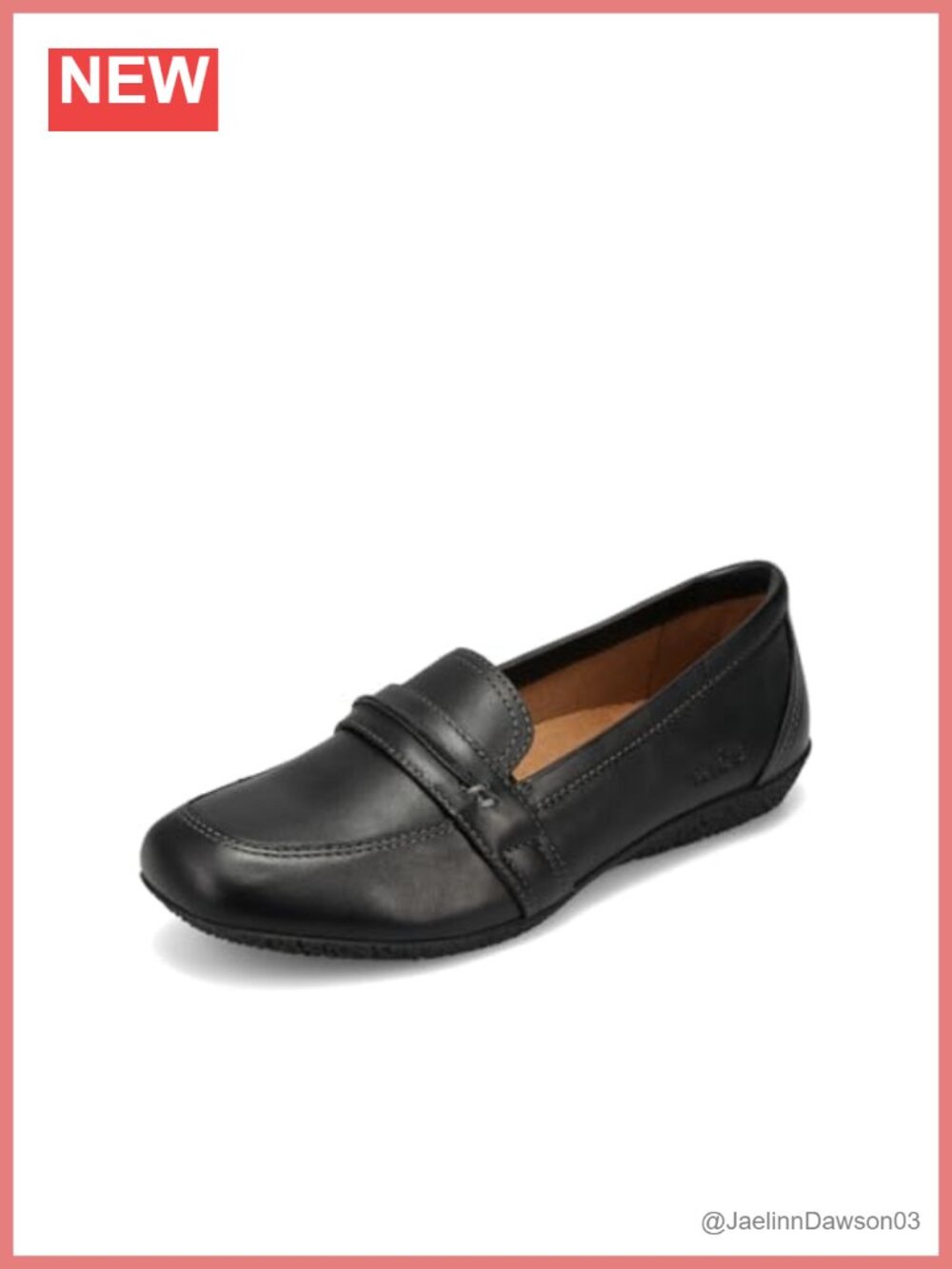 Women's Leather Loafers Slip-On Comfort Arch Support Cushioned Business Casual